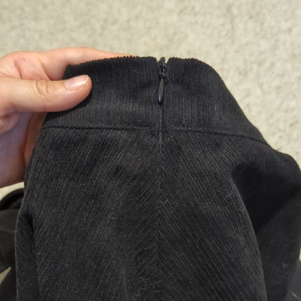 SHEIN Black A-Line Mini Skirt for Work - Picture 4 of 6